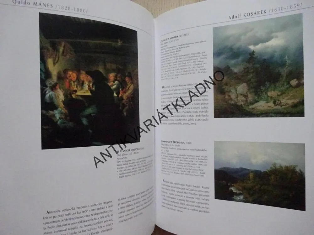 MISTROVSKÁ DÍLA ČESKÉHO MALÍŘSTVÍ 19. STOLETÍ ZE SBÍREK PRAŽSKÉHO HRADU, **an