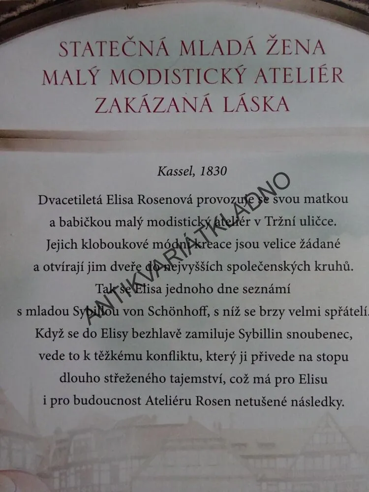 ATELIÉR ROSEN, ANNE JACOBSOVÁ ALIAS MARIE LAMBALLE, **an