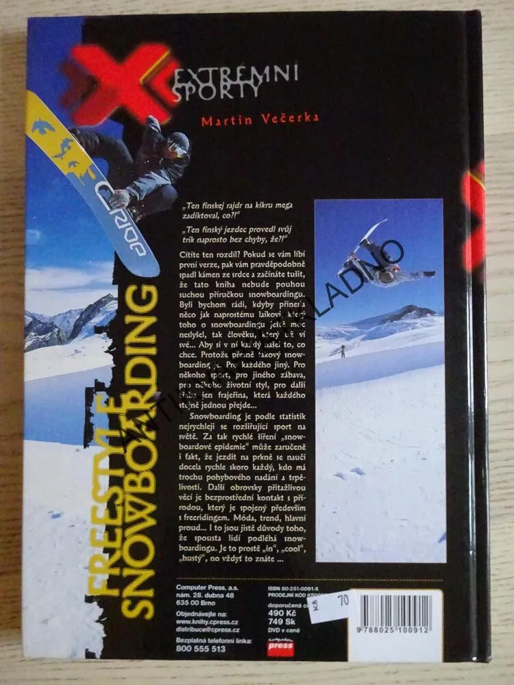 FREESTYLE SNOWBOARDING, MARTIN VEČERKA, **an