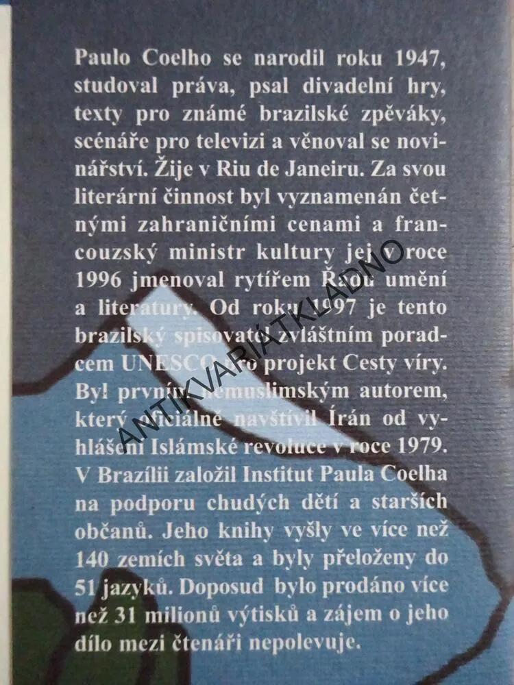 ĎÁBEL A SLEČNA CHANTAL, PAULO COELHO, **an