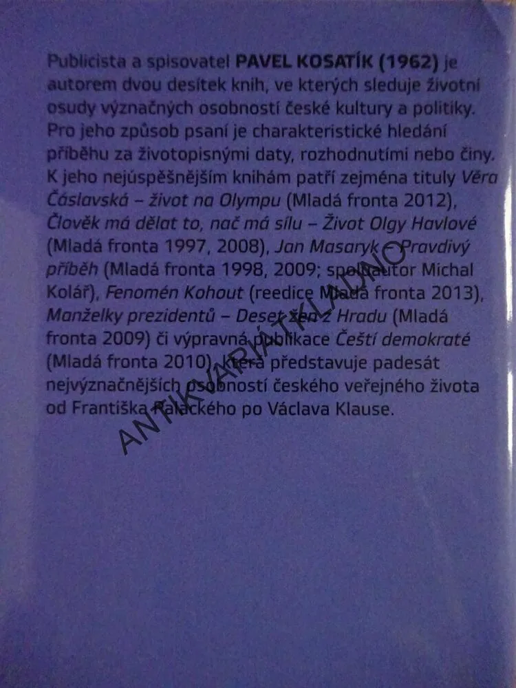 TIGRID, POPRVÉ, PAVEL KOSATÍK, **an