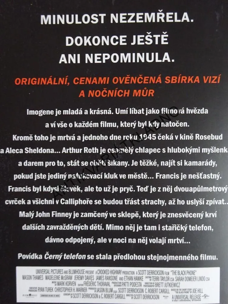 ČERNÝ TELEFON A DALŠÍ PŘÍBĚHY, JOE HILL, **an