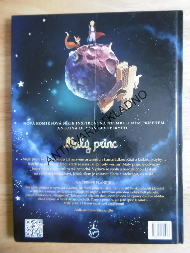 MALÝ PRINC A OBROVA PLANETA,ANTOIN DE SAINT-EXUPERY, KOMIKS,
