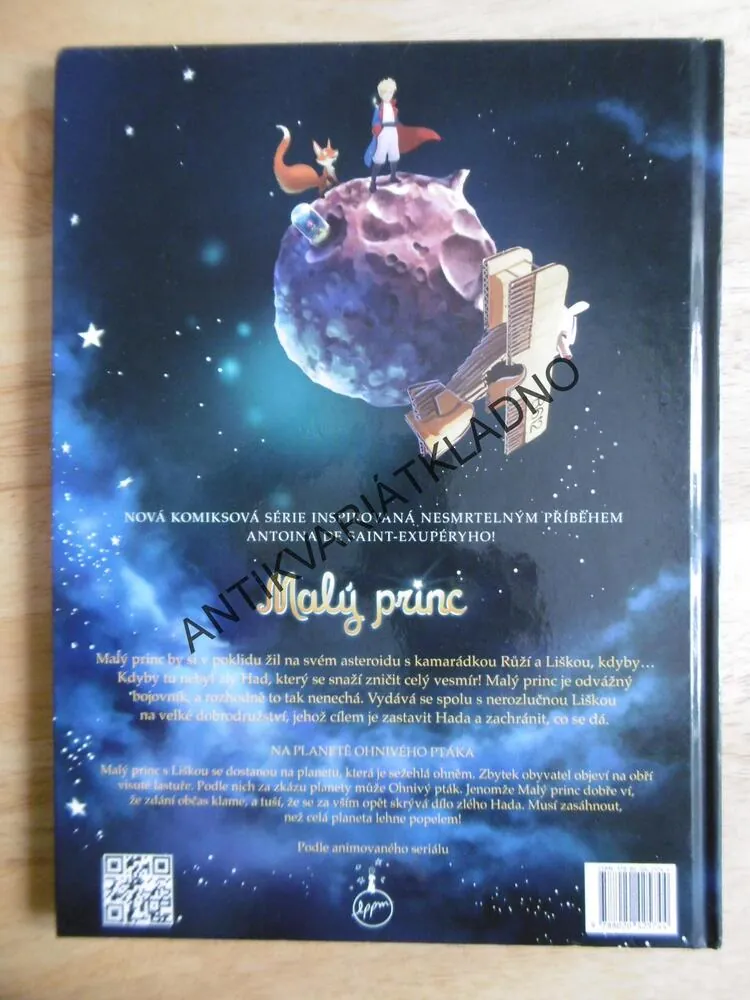 MALÝ PRINC Ä PLANETA OHNIVÉHO PTÁKA,ANTOIN DE SAINT-EXUPERY, KOMIKS,