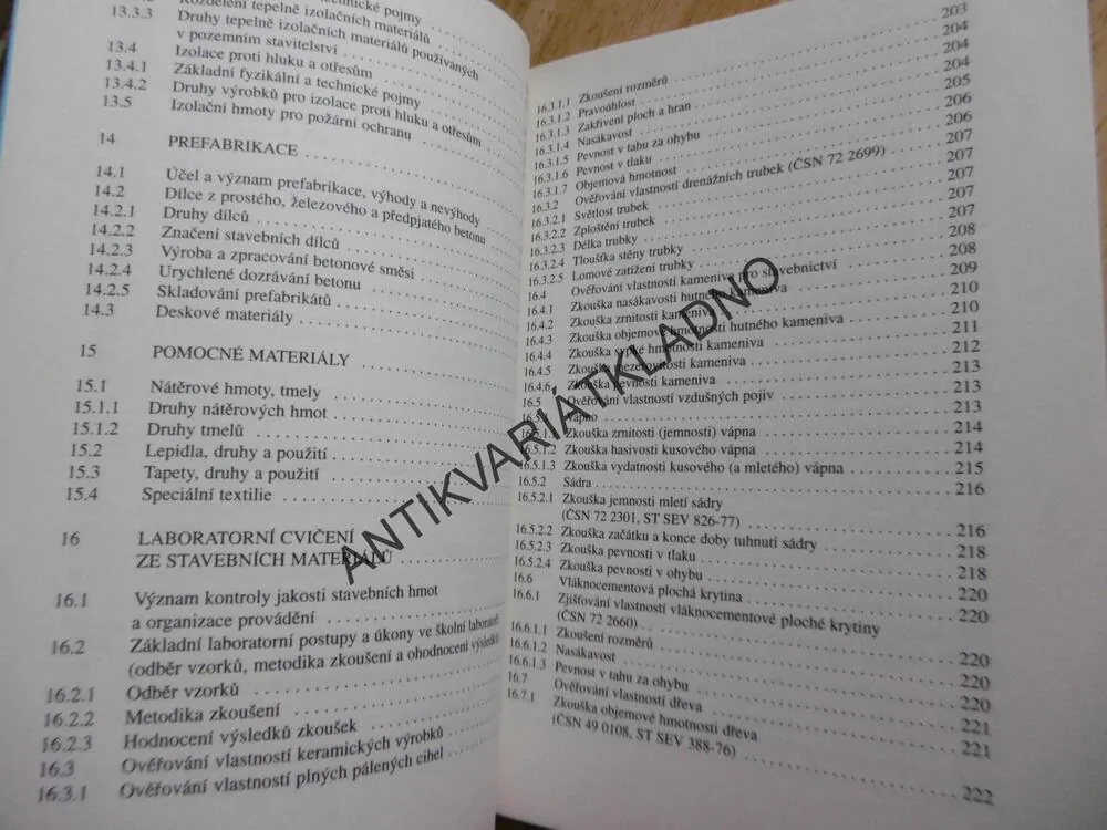 STAVEBNÍ MATERIÁLY, PRO 1.ROČNÍK SPŠ STAVEBNÍ, VOŠICKÝ