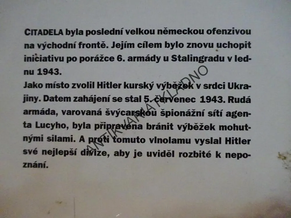CITADELA, BITVA U KURSKA, ROBIN CROSS, **an