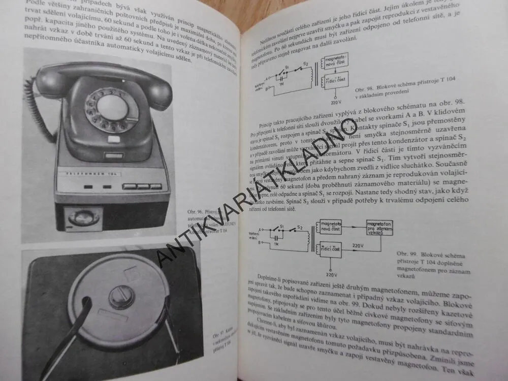 MAGNETOFONY, JEJICH ÚDRŽBA A MĚŘENÍ,HOFHANS, RETRO,