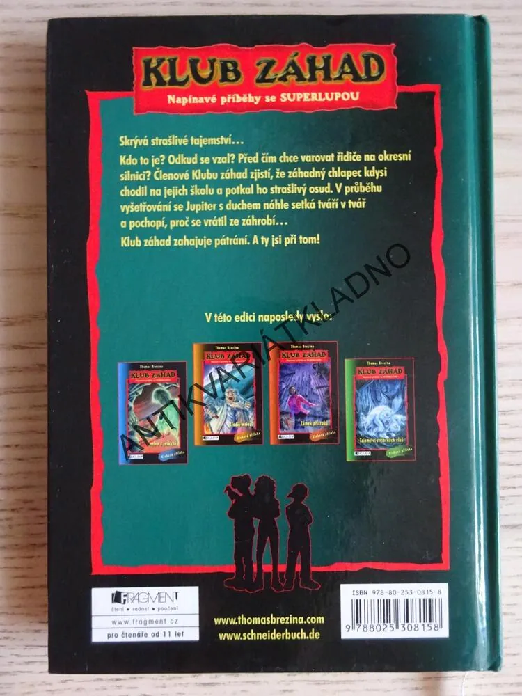 KLUB ZÁHAD, KLUK ZE ZÁHROBÍ, BEZ LUPY, THOMAS BREZINA, **an