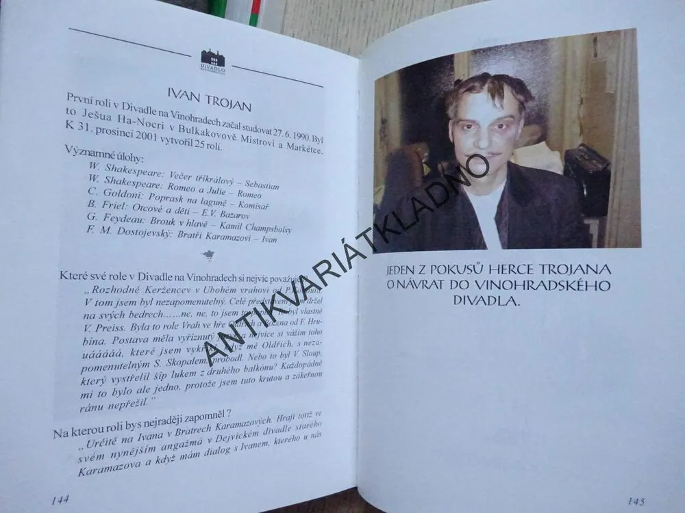 DIVADLO NA VINOHRADECH V OSMDESÁTI OBRAZECH, MARTIN ZAHÁLKA, **an
