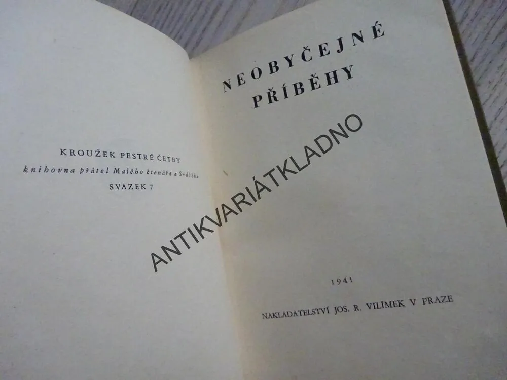 Z DALEKÝCH MOŘÍ, NEOBYČEJNÉ PŘÍBĚHY, 1941, **an