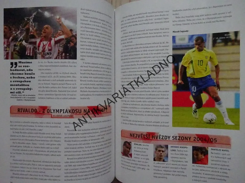 NEJLEPŠÍ FOTBALOVÉ KLUBY 2006, **an
