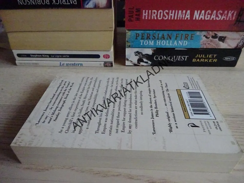 CHURCHILL AND EMPIRE, LAWRENCE JAMES, ANGLICKY, **an