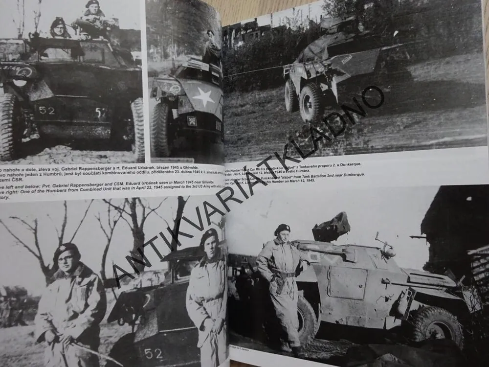 UK AND US ARMORED VEHICLES IN CIABG AND CZECHOSLOVAK ARMY, 1940-1950, AMERICKÉ A BRITSKÉ OBRNĚNÁ VOZIDLA U CIABG A ČESKOSLOVENSKÉ ARMÁDY, ANGLICKO-ČESKY, **an