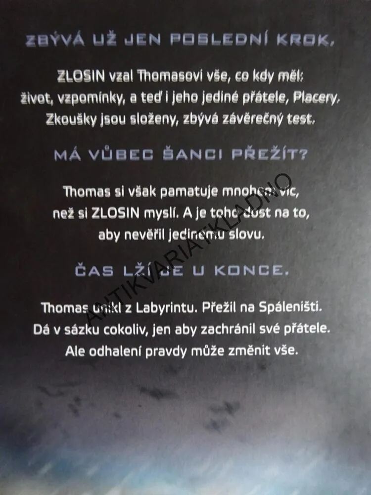 VRAŽEDNÁ LÉČBA, JAMES DASHNER, **an