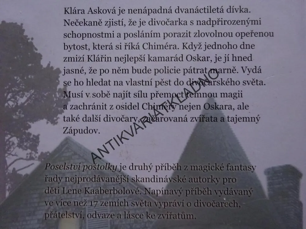 DIVOČARKA, POSELSTVÍ POŠTOLKY, LENE KAABERBOLOVÁ, **an