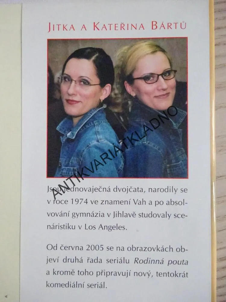 RODINNÁ POUTA 3, JITKA A KATEŘINA BÁRTŮ, **an
