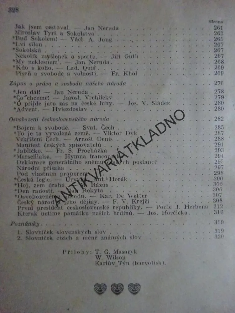OSVOBOZENÉ MLÁDEŽI, HOŘČIČKA, **an