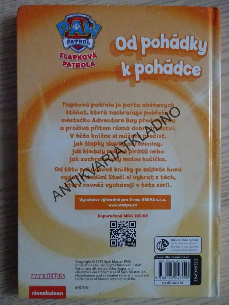OD POHÁDKY K POHÁDCE, ZAČÍNÁME ČÍST, TLAPKOVÁ PATROLA, **an