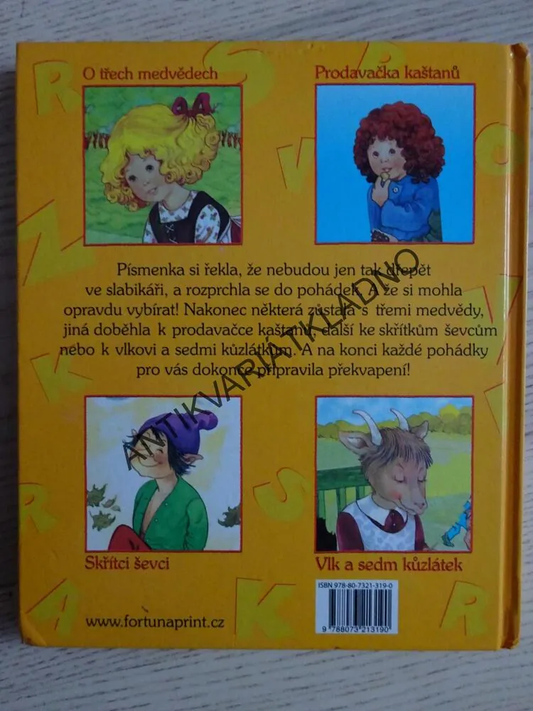 POHÁDKOVÝ SLABIKÁŘ, O TŘECH MEDVĚDECH, **an
