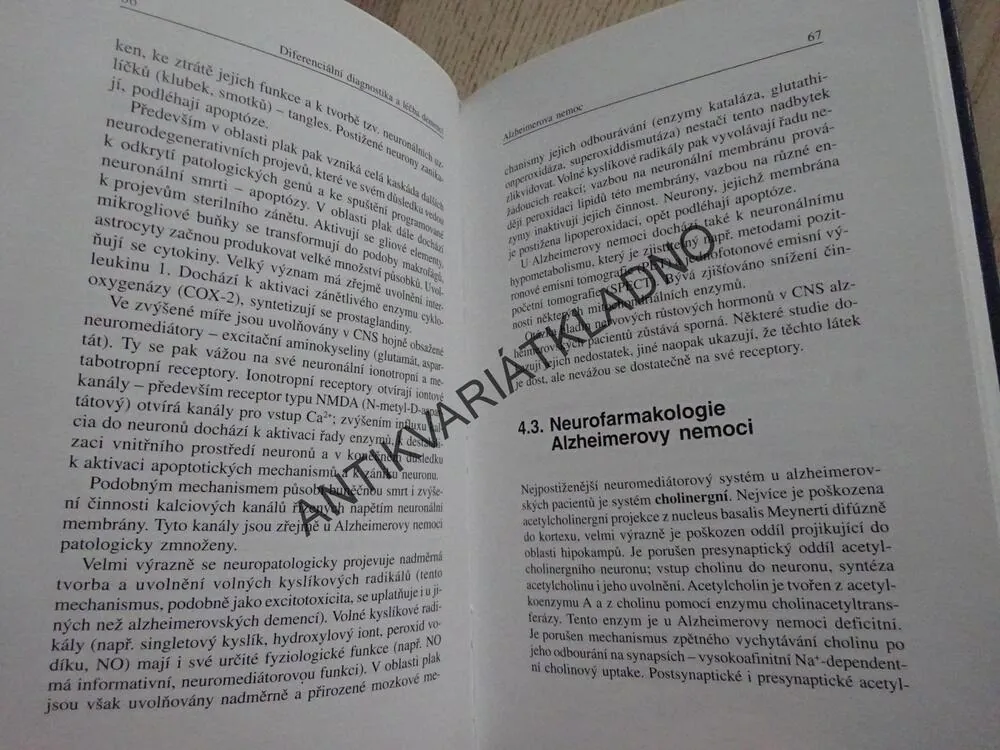 DIFERENCIÁLNÍ DIAGNOSTIKA A LÉČBA DEMENCÍ, EVŽEN RŮŽIČKA, **an