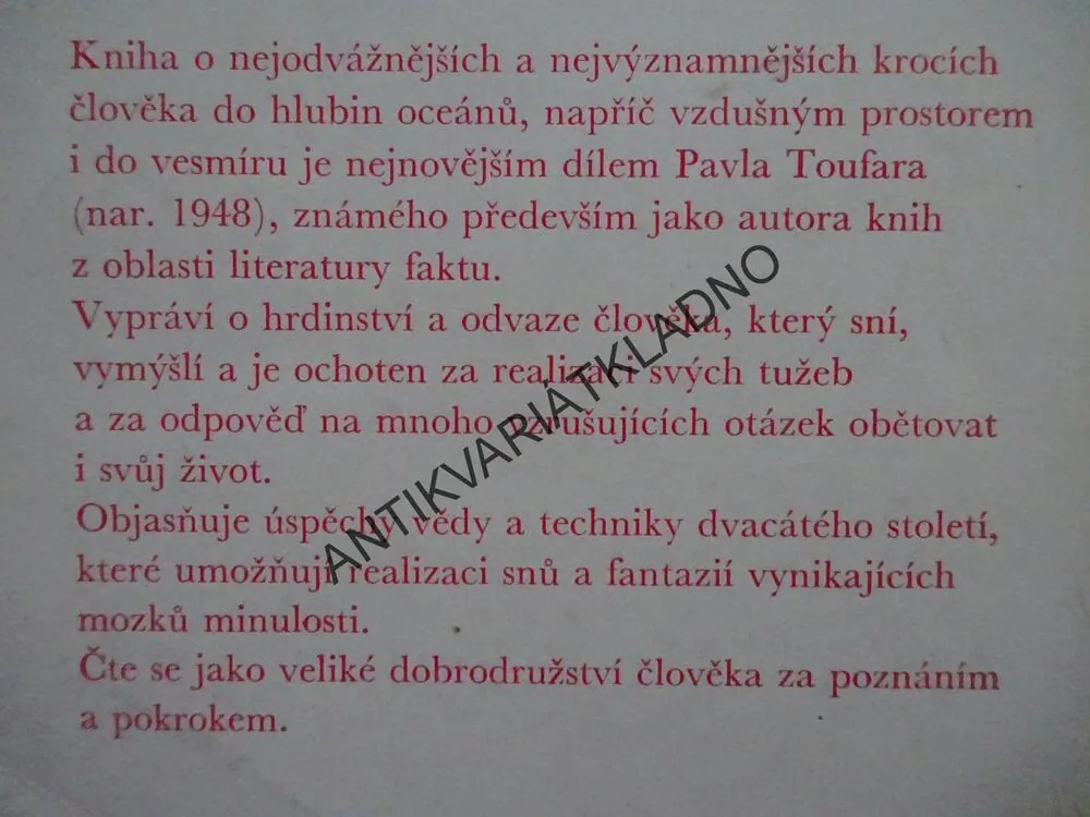 USKUTEČNĚNÁ FANTAZIE, PAVEL TOUFAR, **an