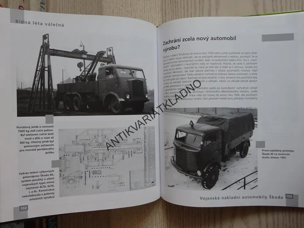 VOJENSKÉ NÁKLADNÍ AUTOMOBILY ŠKODA, FRANTIŠEK KUSOVSKÝ, **an