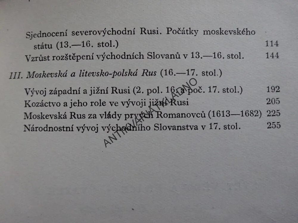 DĚJINY VÝCHODNÍCH SLOVANŮ, JOSEF MACŮREK, **an
