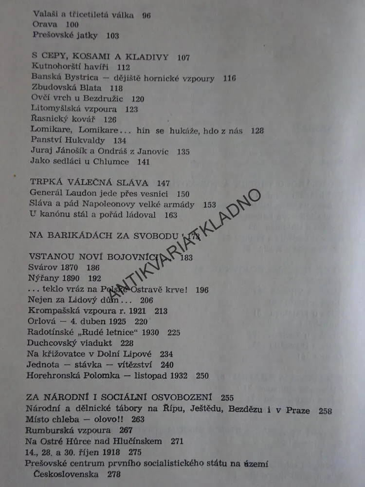PAMÁTNÁ MÍSTA NAŠÍ VLASTI, JANA JANUSOVÁ, OTAKAR KÁŇA, **an