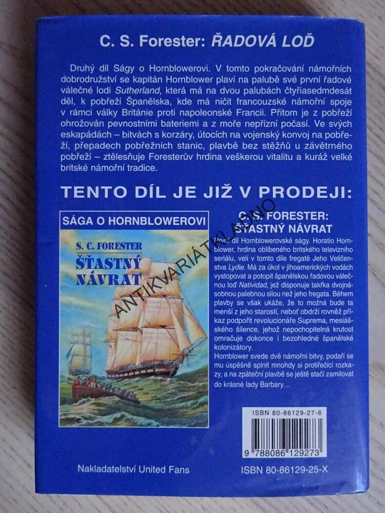 ŘADOVÁ LOĎ, S.C. FORESTER, **an