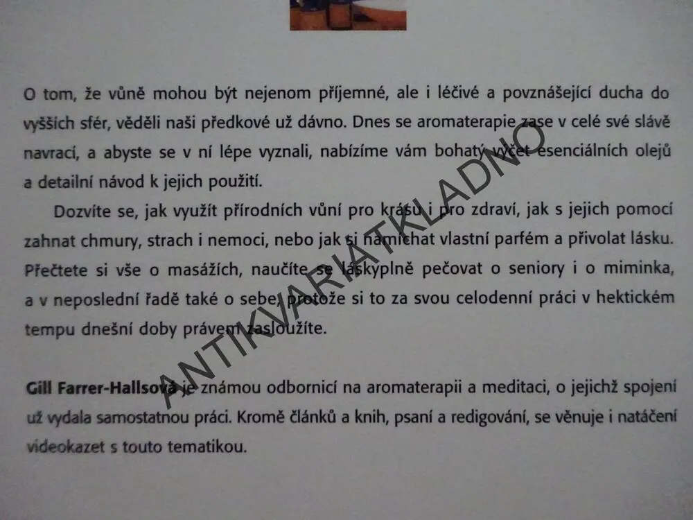 AROMATERAPIE OD A DO Z, GILL FARRER-HALLSOVÁ, **an