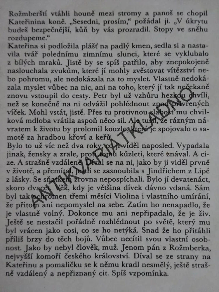 LÉČ PÁNA Z ROŽMBERKA, LUDMILA VAŇKOVÁ, **an