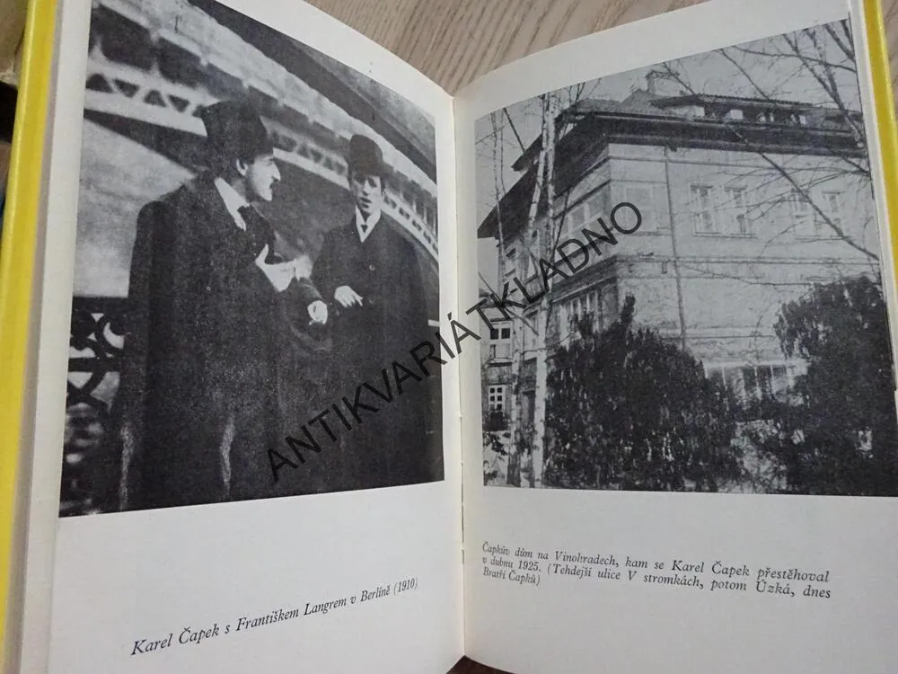 POZDRAVY, KAREL ČAPEK, **an