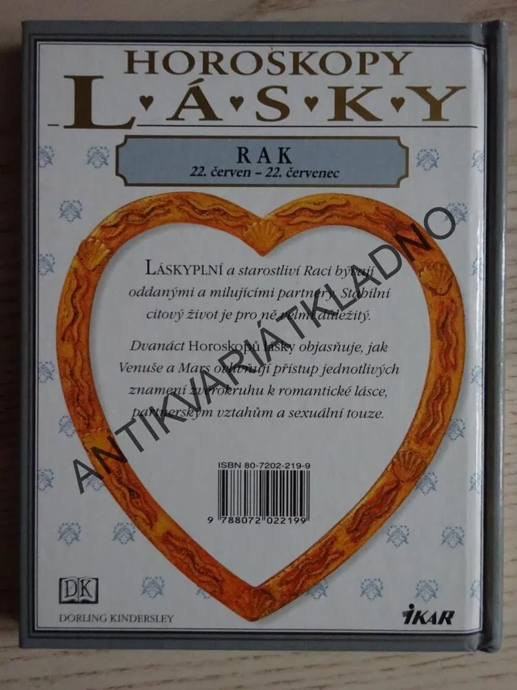 HOROSKOPY LÁSKY, RAK, JULIA A DEREK PARKEROVI, **an