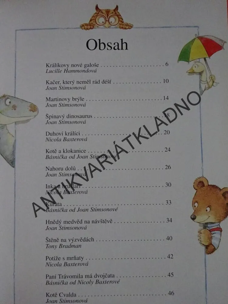 KRÁTKÉ PŘÍBĚHY O ZVÍŘÁTKÁCH, **an