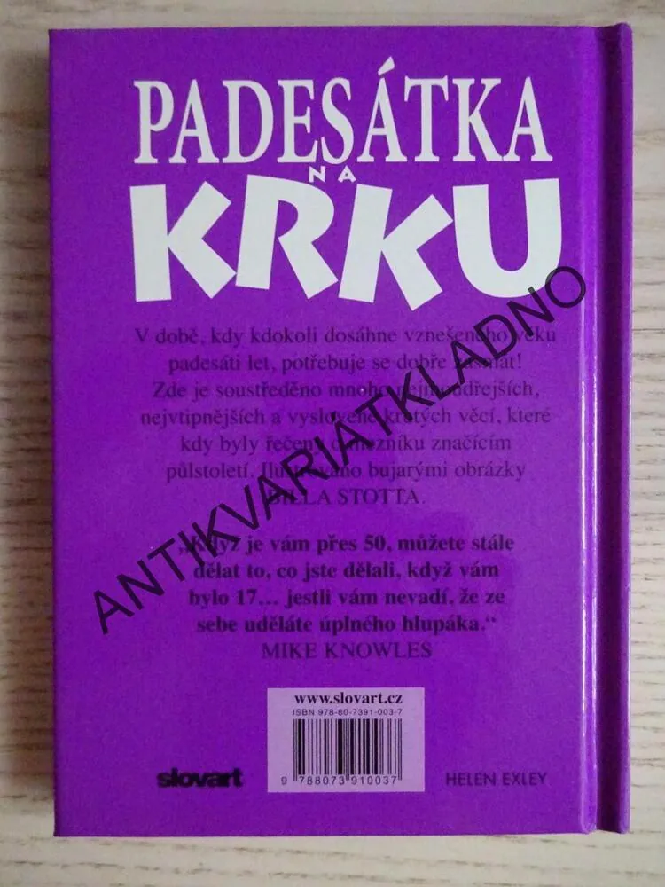 PADESÁTKA NA KRKU, HELEN EXLEY, **an