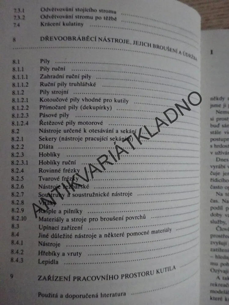 PRACUJEME SE DŘEVEM JEN S DOBRÝMI NÁSTROJI, TIBOR SZÁSZ, **an