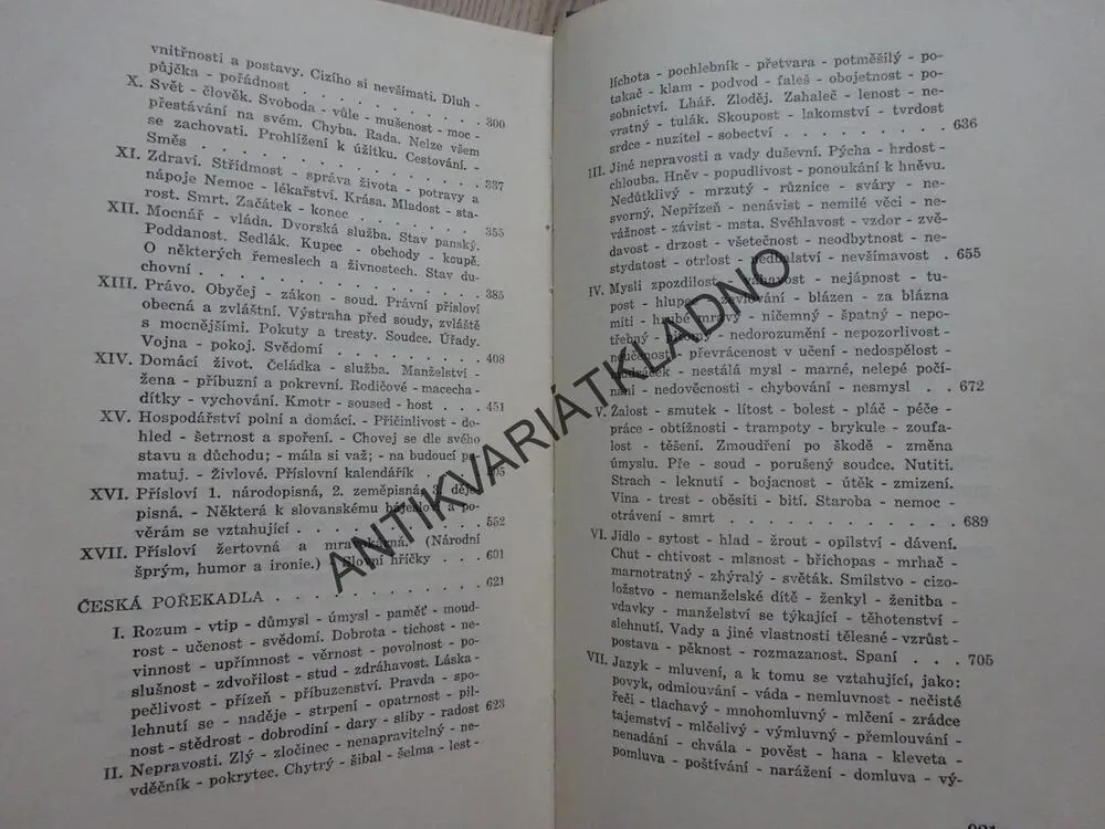 MUDROSLOVÍ NÁRODU SLOVANSKÉHO V PŘÍSLOVÍCH, FRANTIŠEK LADISLAV ČELAKOVSKÝ, **an