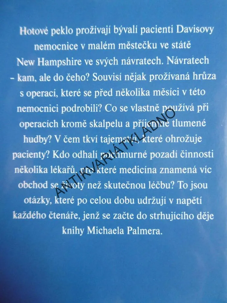 PEKLO NÁVRATŮ, MICHAEL PALMER