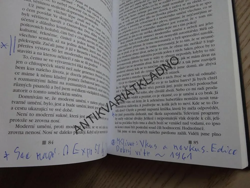 LISTOVÁNÍ, JAN WERICH, **an