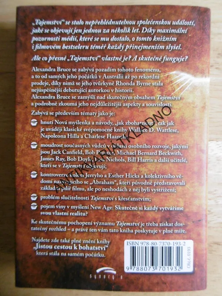 ODHALENÉ TAJEMSTVÍ, ALEXANDRA BRUCE, SECRET