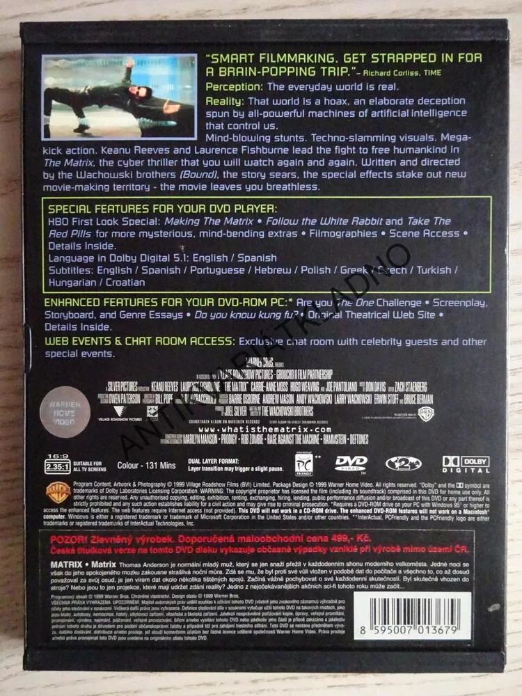 MATRIX, DVD FILM 
