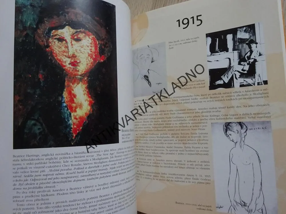 MODIGLIANI, GALERIE MISTRŮ, M. SOL GARCÍA GALLAND, **an