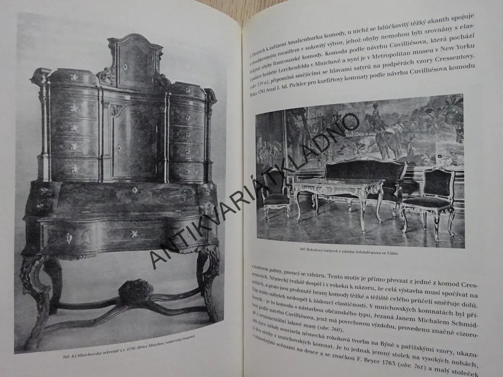 DĚJINY NÁBYTKOVÉHO UMĚNÍ 2), FRANTIŠEK CIMBUREK, JAN HALÁK, KAREL HERAIN, ZDENĚK WIRTH