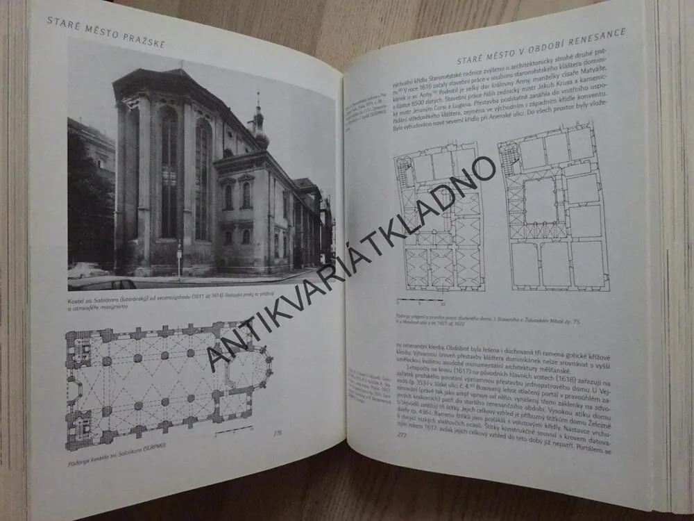 STARÉ MĚSTO PRAŽSKÉ, ARCHITEKTONICKÝ A URBANISTICKÝ VÝVOJ, DOBROSLAV LÍBAL, JAN MUK, **an