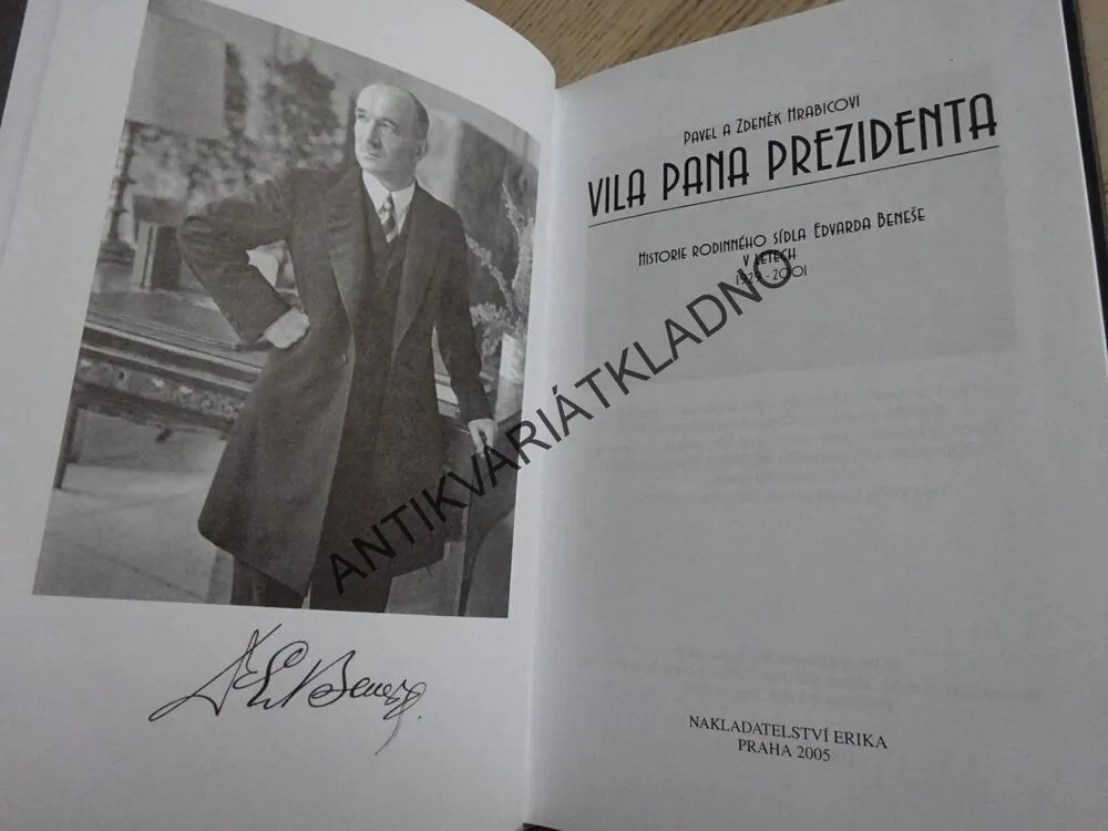 VILA PANA PREZIDENTA, PAVEL A ZDENĚK HRABICOVI, **an