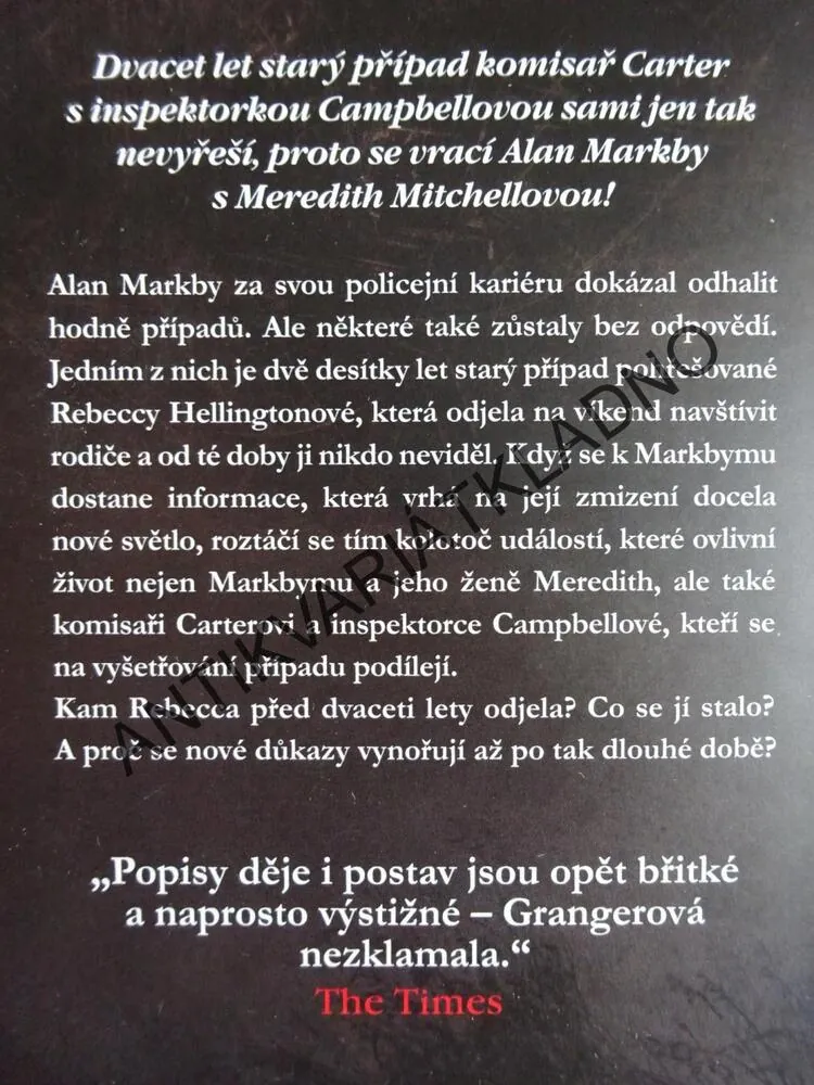 NEDOKONČENÁ VRAŽDA, ANN GRANGER, **an