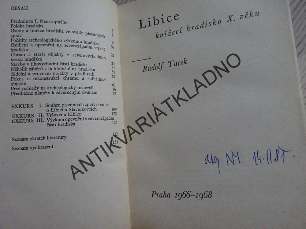 LIBICE, KNÍŽECÍ HRADISKO X. VĚKU, PRŮVODCE PRAVĚKEM, **an