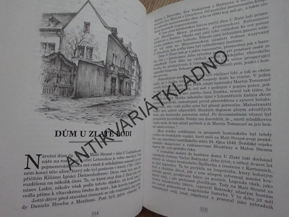 PRAŽSKÉ DOMY VYPRÁVĚJÍ... , JOSEF HRUBEŠ, EVA HRUBEŠOVÁ, **an