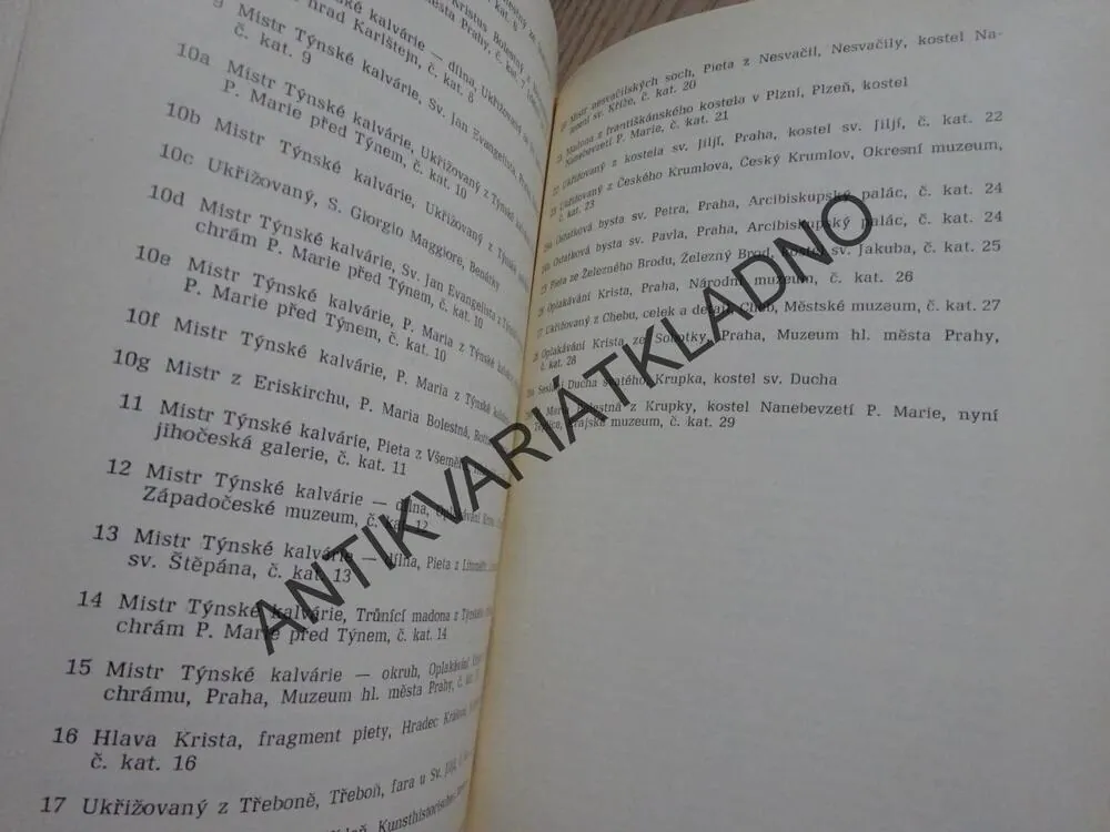 MISTR TÝNSKÉ KALVÁRIE, PRAŽSKÁ ŘEZBÁŘSKÁ DÍLNA PŘEDHUSITSKÉ DOBY, ČESKÝ SOCHAŘ DOBY HUSITSKÉ, **an