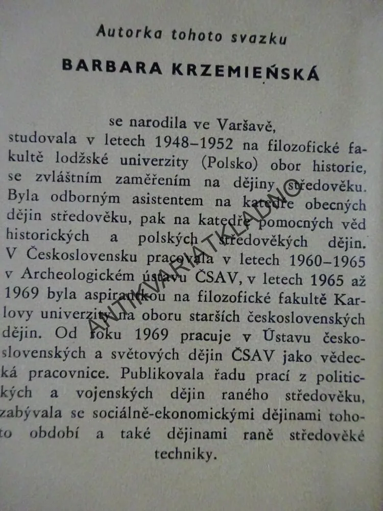 BŘETISLAV I., BARBARA KRZEMIEŃSKÁ, **an